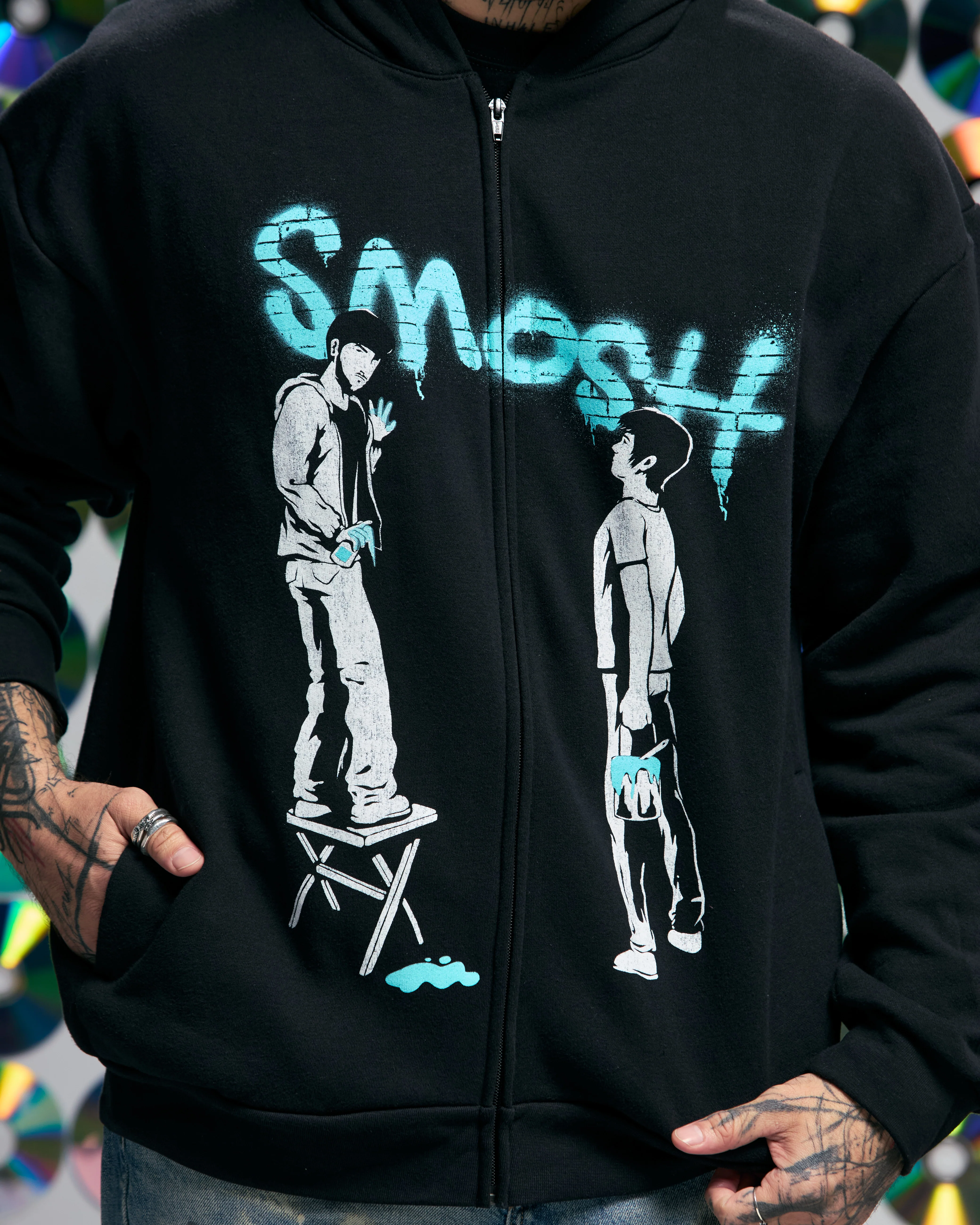 Smosh Graffiti Hoodie (circa 2010) - Image 5