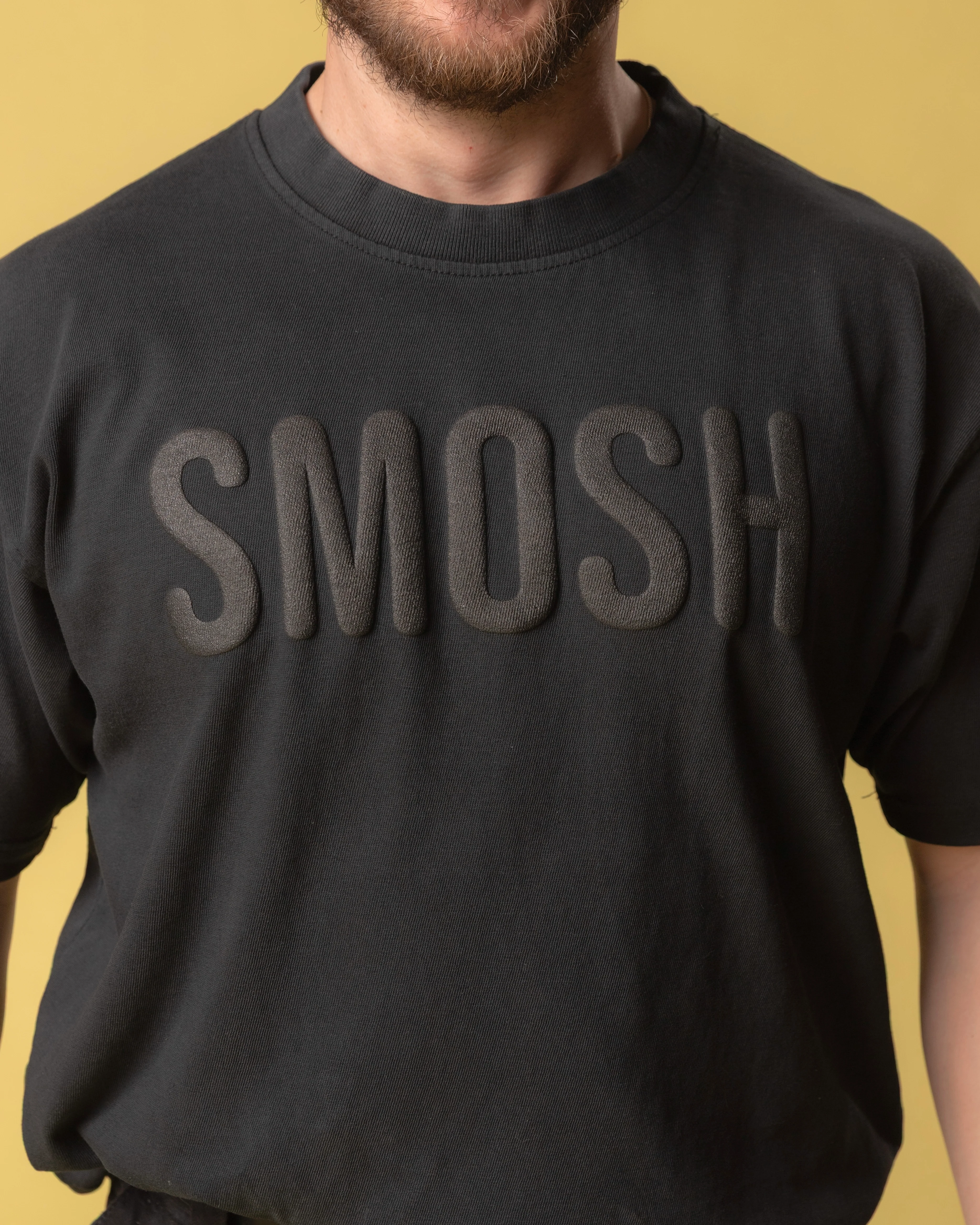 Essentials Black Puffy Tee - Image 3