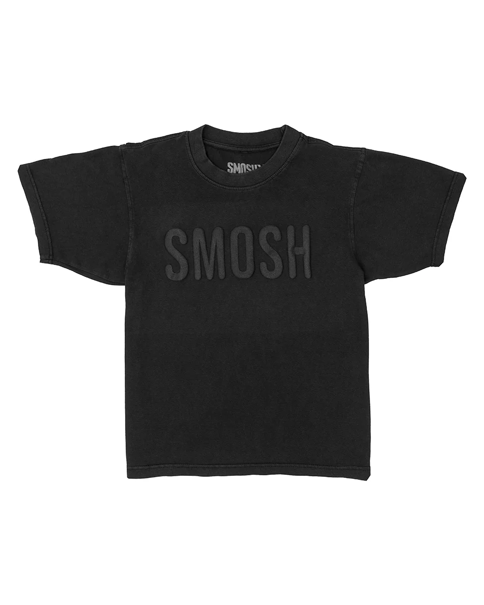 Essentials Black Puffy Tee - Image 4