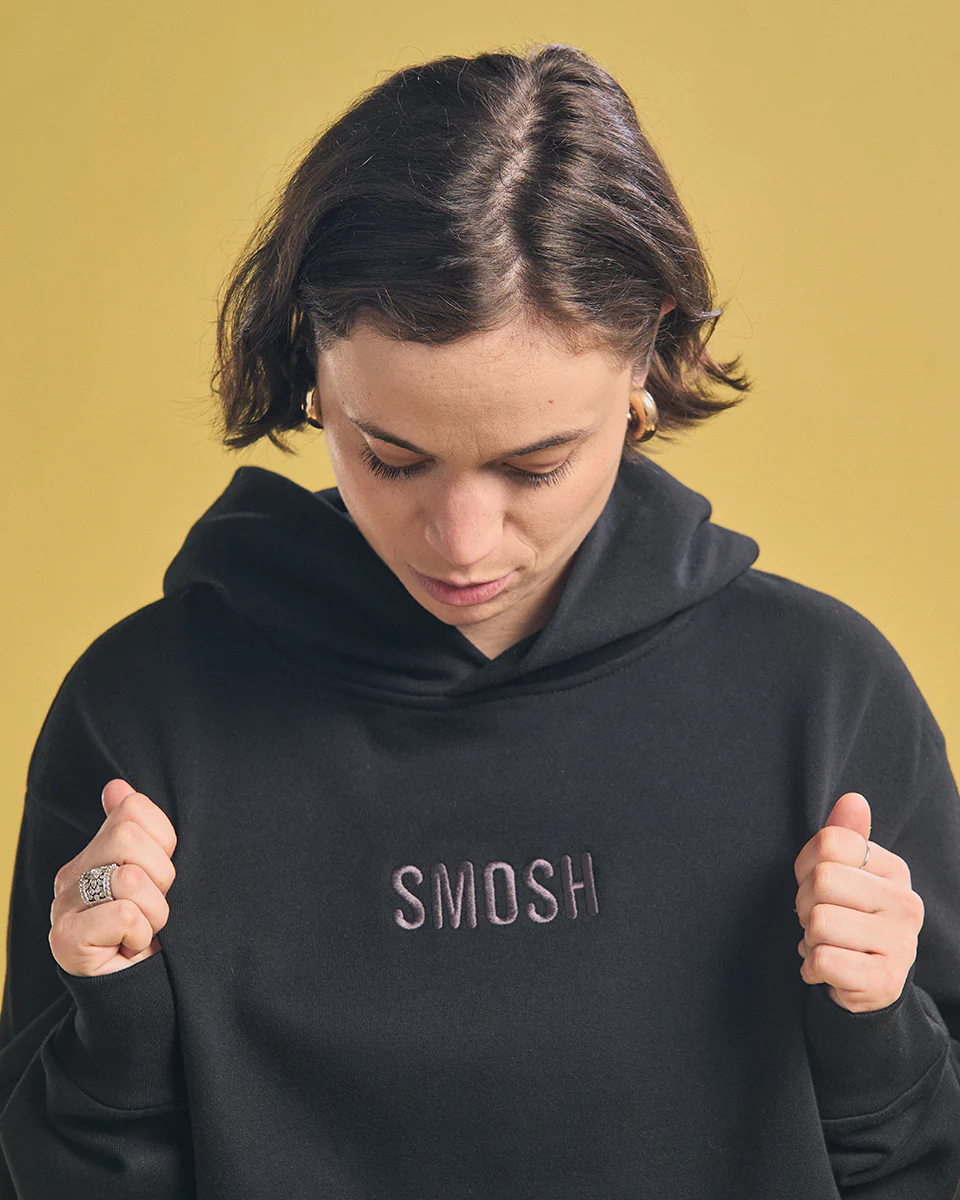 Essentials Embroidered Hoodie - Black - Image 3