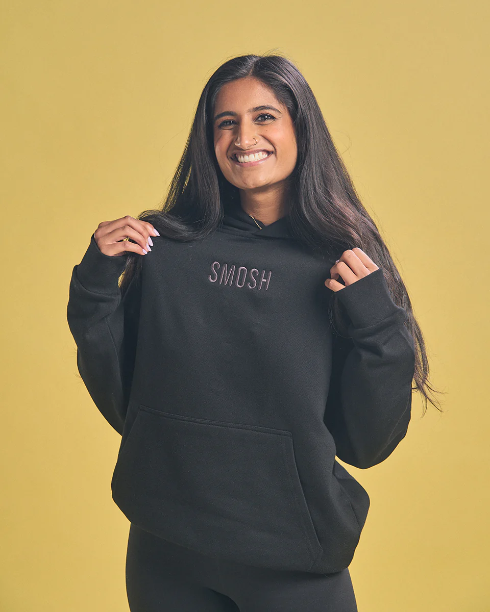 Essentials Embroidered Hoodie - Black - Image 4